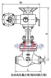 電動高壓截止閥(配DZB執(zhí)行器)