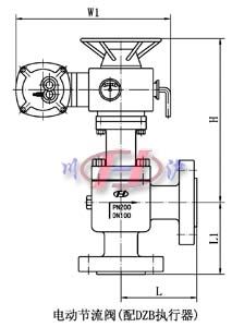 電動節(jié)流閥(配DZB執(zhí)行器)