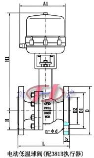 電動(dòng)低溫球閥