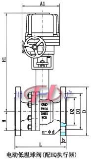 電動(dòng)低溫球閥