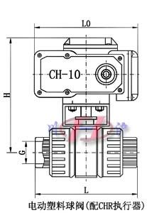 電動塑料球閥(配CHR執(zhí)行器)