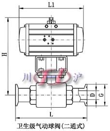 衛(wèi)生級氣動球閥