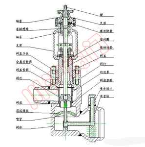 高壓旁路調(diào)節(jié)閥結(jié)構(gòu)圖