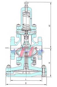 先導式高靈敏度減壓閥 (結(jié)構圖)